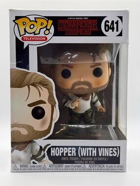 NWT Funko Pop Television Stranger Things Season 2 Hopper (with Vines) - 641